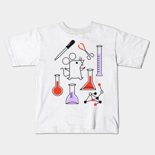 Of Mice & Beakers Kids T-Shirt